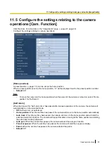 Preview for 95 page of Panasonic WV-SW598APJ Operating Instructions Manual