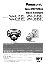 Предварительный просмотр 1 страницы Panasonic WV-U1532L Basic Information