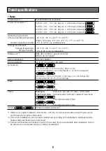 Preview for 9 page of Panasonic WV-U1532L Basic Information