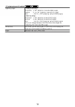 Preview for 13 page of Panasonic WV-U1532L Basic Information