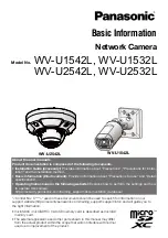 Предварительный просмотр 1 страницы Panasonic WV-U1542L Basic Information