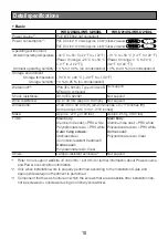 Preview for 10 page of Panasonic WV-U2540L Basic Information