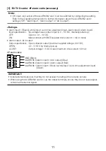 Preview for 11 page of Panasonic WV-X1551LN Basic Information