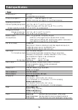 Preview for 15 page of Panasonic WV-X1551LN Basic Information