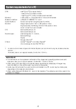 Preview for 4 page of Panasonic WV-X2251L Basic Information