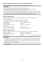 Preview for 9 page of Panasonic WV-X2251L Basic Information