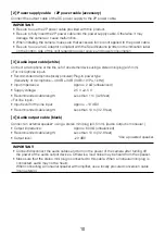 Preview for 10 page of Panasonic WV-X2551LN Basic Information