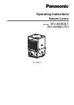 Preview for 1 page of Panasonic WV-X5550LT Operating Instructions Manual