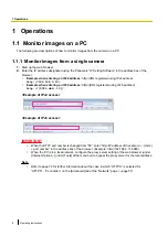 Preview for 8 page of Panasonic WV-X5550LT Operating Instructions Manual