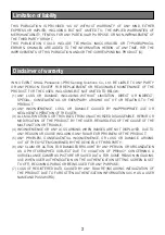 Предварительный просмотр 3 страницы Panasonic WV-X6531NRF Important Information Manual