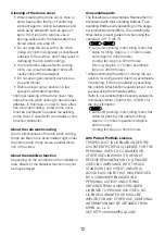 Предварительный просмотр 12 страницы Panasonic WV-X6531NRF Important Information Manual