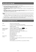 Предварительный просмотр 6 страницы Panasonic WV-X8570N Important Information Manual