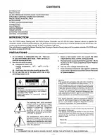 Preview for 2 page of Panasonic WV7220D - CCTV ACCESSORIES Operating Instructions Manual