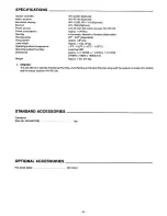 Preview for 9 page of Panasonic WV7220D - CCTV ACCESSORIES Operating Instructions Manual