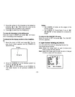 Preview for 22 page of Panasonic WVBL730 - CCTV CAMERA Operating Instructions Manual