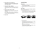 Предварительный просмотр 5 страницы Panasonic WVBM1410 - B/W MONITOR Operating Instructions Manual