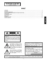 Предварительный просмотр 9 страницы Panasonic WVBM1910 - VIDEO MONITOR Operating Instructions Manual