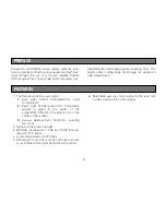 Preview for 4 page of Panasonic WVBP330 - B/W CCTV CAMERA Operating Instructions Manual