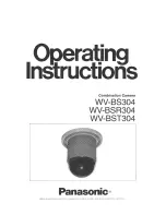 Preview for 1 page of Panasonic WVBS304 - UNITIZED CAMERA Operating Instructions Manual