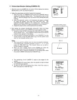 Предварительный просмотр 11 страницы Panasonic WVBS304 - UNITIZED CAMERA Operating Instructions Manual