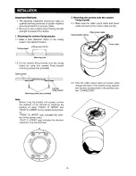 Предварительный просмотр 8 страницы Panasonic WVCF254 - COLOR CAMERA Operating Instructions Manual