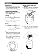 Preview for 8 page of Panasonic WVCF254 - COLOR CAMERA Operating Instructions Manual