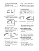 Preview for 21 page of Panasonic WVCF254 - COLOR CAMERA Operating Instructions Manual