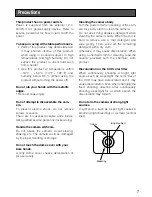 Preview for 7 page of Panasonic WVCF324 - COLOR CAMERA Operating Instructions Manual