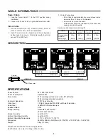 Предварительный просмотр 6 страницы Panasonic WVCK1420 - COLOR MONITOR Operating Instructions Manual