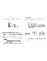 Предварительный просмотр 10 страницы Panasonic WVCL830 - COLOR CAMERA Operating Instructions Manual