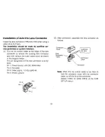 Preview for 12 page of Panasonic WVCL830 - COLOR CAMERA Operating Instructions Manual