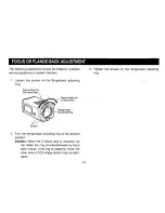 Предварительный просмотр 14 страницы Panasonic WVCL830 - COLOR CAMERA Operating Instructions Manual