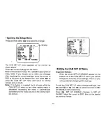 Preview for 19 page of Panasonic WVCL830 - COLOR CAMERA Operating Instructions Manual