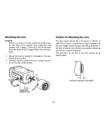 Preview for 12 page of Panasonic WVCL920 - COLOR CAMERA Operating Instructions Manual