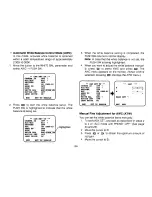 Preview for 34 page of Panasonic WVCL920 - COLOR CAMERA Operating Instructions Manual