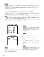 Preview for 34 page of Panasonic WVCL934 - COLOR CCTV CAMERA Operating Instructions Manual