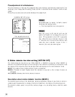 Preview for 36 page of Panasonic WVCL934 - COLOR CCTV CAMERA Operating Instructions Manual