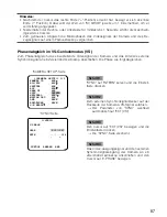 Preview for 87 page of Panasonic WVCL934 - COLOR CCTV CAMERA Operating Instructions Manual