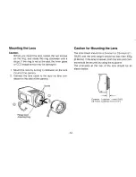 Предварительный просмотр 14 страницы Panasonic WVCLR830 - COLOR CCTV CAMERA Operating Instructions Manual