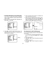 Preview for 38 page of Panasonic WVCLR830 - COLOR CCTV CAMERA Operating Instructions Manual