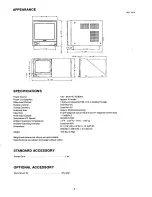 Preview for 7 page of Panasonic WVCM1000 - COLOR MONITOR Operating Instructions Manual