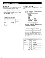 Preview for 8 page of Panasonic WVCM1420 - COLOR MONITOR Operating Instructions Manual