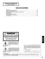 Preview for 13 page of Panasonic WVCM1420 - COLOR MONITOR Operating Instructions Manual