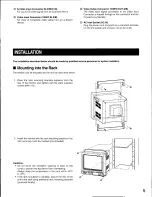 Предварительный просмотр 5 страницы Panasonic WVCM2080 - COLOR MONITOR Operating Instructions Manual