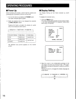 Предварительный просмотр 10 страницы Panasonic WVCM2080 - COLOR MONITOR Operating Instructions Manual