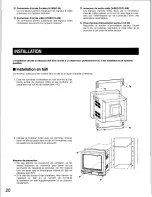 Предварительный просмотр 20 страницы Panasonic WVCM2080 - COLOR MONITOR Operating Instructions Manual