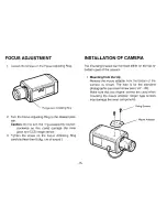 Preview for 17 page of Panasonic WVCP120 - COLOR CCTV CAMERA Operating Instructions Manual