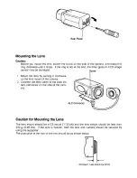 Предварительный просмотр 6 страницы Panasonic WVCP160 - COLOR CCTV CAMERA Operating Instructions Manual