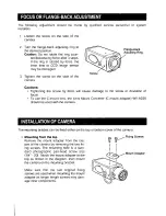 Предварительный просмотр 7 страницы Panasonic WVCP160 - COLOR CCTV CAMERA Operating Instructions Manual