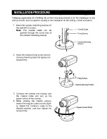 Предварительный просмотр 8 страницы Panasonic WVCP160 - COLOR CCTV CAMERA Operating Instructions Manual